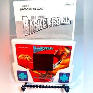 Vintage 1988 All Pro Basketball Handheld Game by Tiger.  Tested & Working.